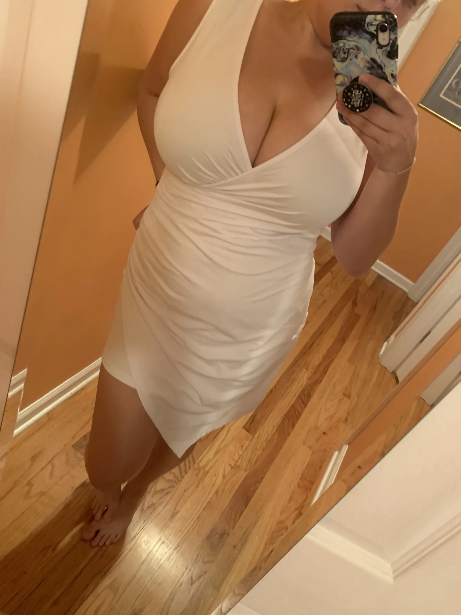 Busty blonde babe