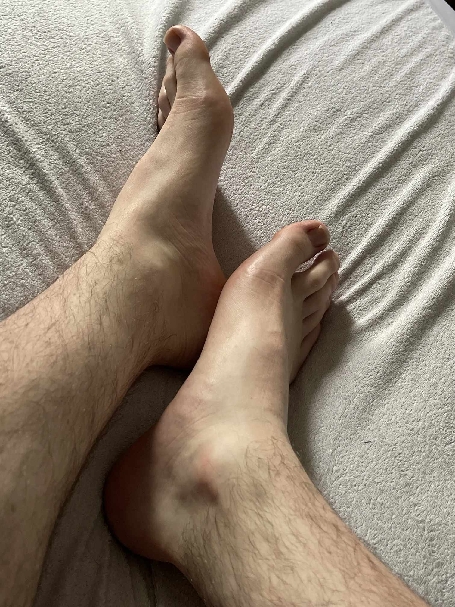 Fitness boys feet