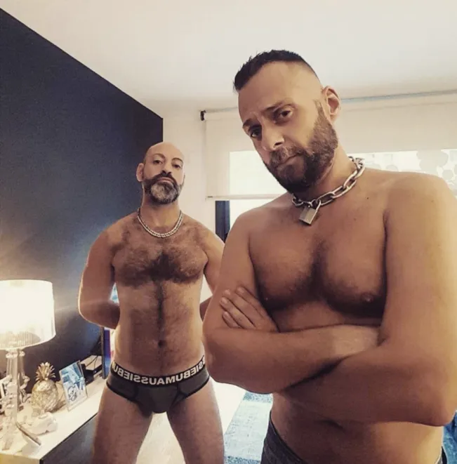 Leather couple of Barcelona