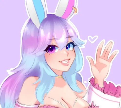 Cottontail 🐰💙💗🔞